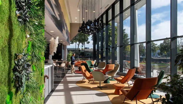 Zona de estar del vestíbulo