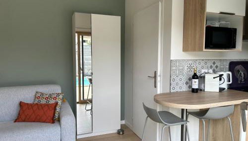 Studio vue piscine au calme près des vignes - Foto 2