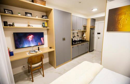 Apartamento Studio, completo 5 min do metrô - Foto 6