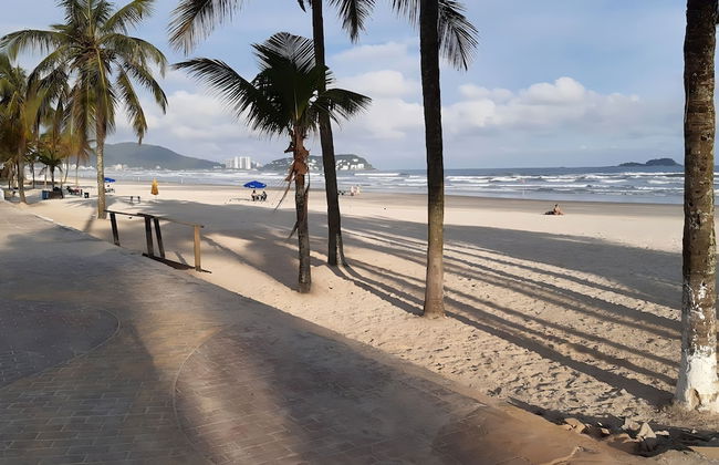 500m da Praia, BIWA Edifício com Piscina, 1garagem, WI-FI, Portaria 24hs, churrasqueira, playground, jardim, Centro do Guarujá, SP - Foto 27