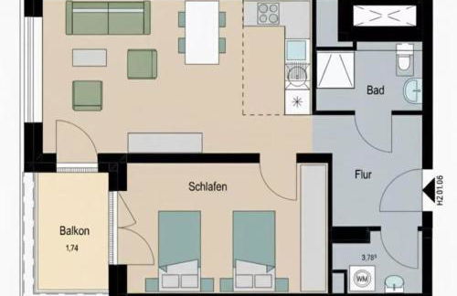 Frankfurt Messe 5-minute Deluxe Suite - Foto 14