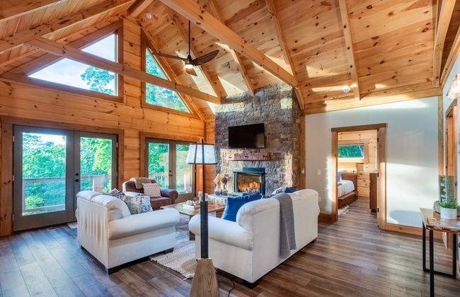 Luxury 3 2 5 Cabin Lake Views Theatre Gameroom - Foto 8