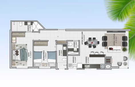 02 suítes em Capão da Canoa - Ed Maui - Foto 37