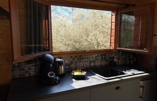 Évasion romantique en roulotte autonome avec confort moderne en pleine nature - FR-1-591-552 - Foto 7