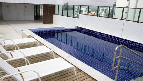 Lindo Flat no Beach Class Santa Maria em Boa Viagem - Foto 2