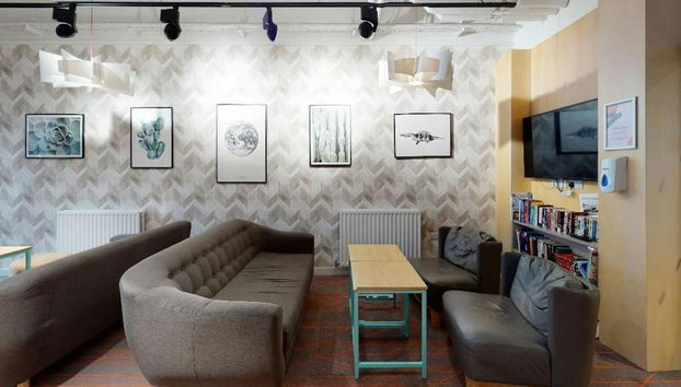 Sala de estar do lobby