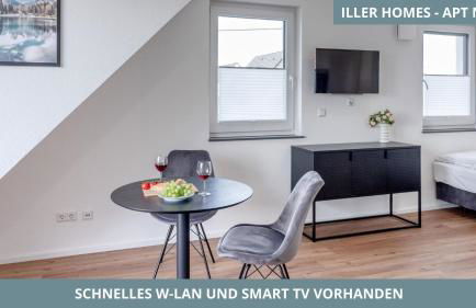 Iller Homes - 5 x Moderne Fewos je 1bis2 oder 1bis4 Pers mit Küche u Balkon - Parkplätze vorhanden - Foto 35
