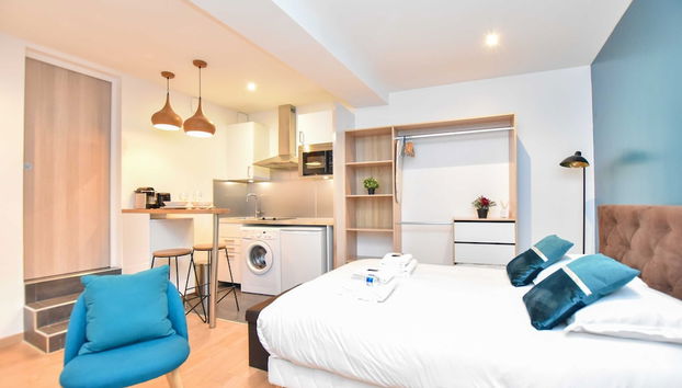 Modern Studio in the Heart of Paris - Foto 4, Habitación