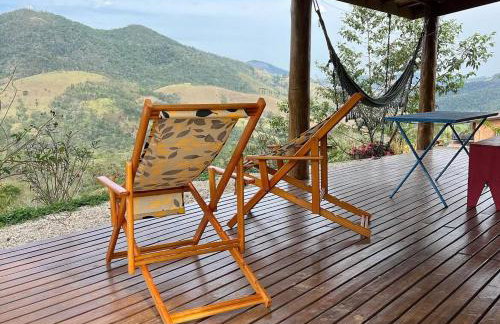 Chalé Bem-te-vi Vista espetacular da Serra da Mantiqueira - Foto 39