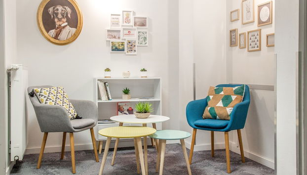 Sala de estar do lobby