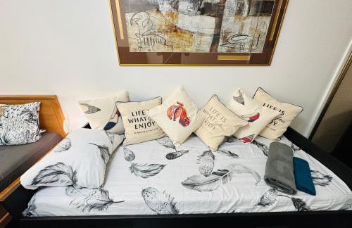 The NICE - 3 rooms, 3air cond, 3TV, 3fans, 2 wc, WIfi everywhere 5min aeroport, train, beach, 1min tram, 15 min centre, port, parking possible - Foto 14