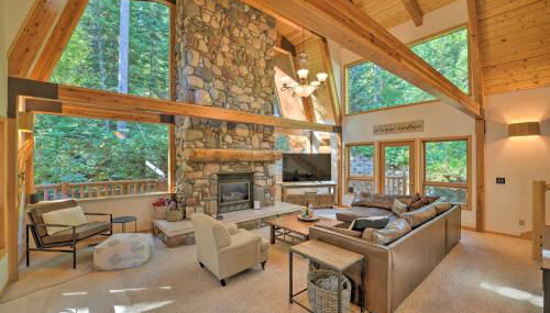 Wild Huckleberry Cabin in Alpine Fire Pit, Deck - Foto 4