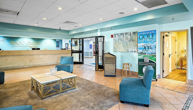 Sala de estar do lobby