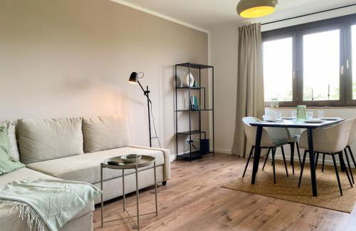 Apartment mit Rheinblick, Messe, Balkon, Küche, Parkplatz - Foto 2