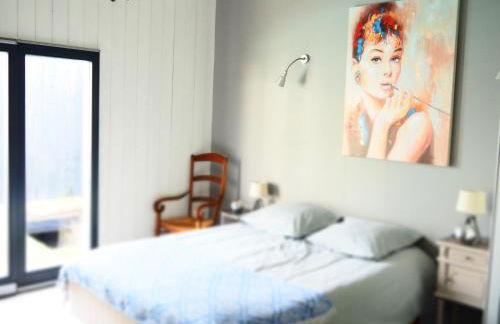 Maison de famille Entre bois et sel avec piscine privée chauffée - Foto 19