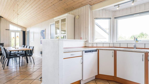 8 Person Holiday Home in Tarm - Foto 5, Cocina privada