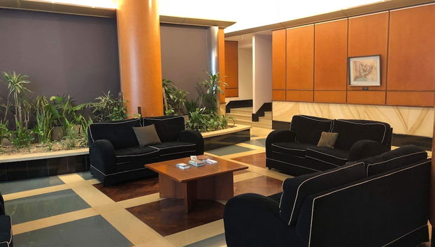 Lobby sitting area