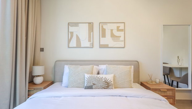 Elite LUX Holiday Homes - Modern Studio in Azizi Riviera Prime Location Dubai - Foto 3, Habitación