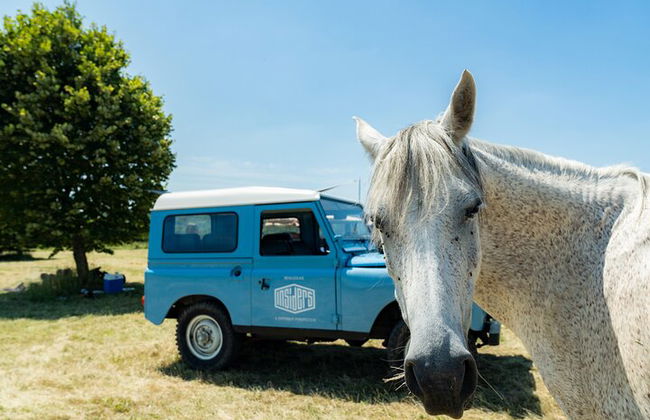 Recorrido privado de un día completo por los viñedos de Borgoña en un Land Rover clásico (Lyon) - Foto 1