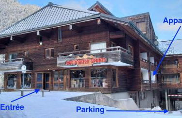 L'Enchalpe, Grand et lumineux studio avec coin montagne 5 personnes, 60m des pistes, PISCINE COUVERTE, WIFI, grand balcon expo EST, DRAPS NON COMPRIS - Foto 20