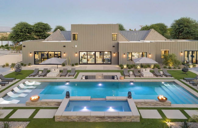 8bdr Villa Tennis/pickleball, Golf Green, Pool House, Gym, Bar Mesquite38 - Foto 8