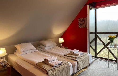 Szarejkowe Wzgórza całoroczny domek z balią na tarasie - Foto 2