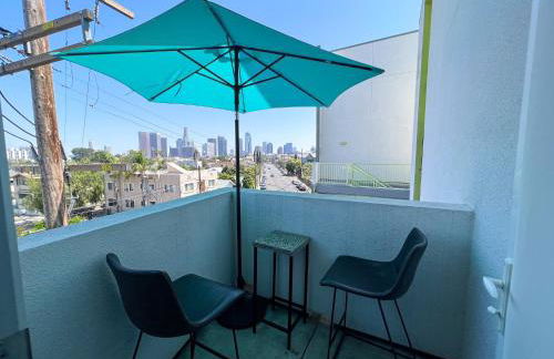 Downtown Los Angeles Skyline balcony view Modern Penthouse - Foto 43