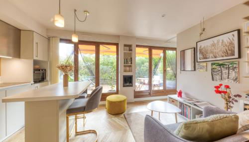 Charmant Appart, terrasse verdoyante, proche Paris - Foto 3