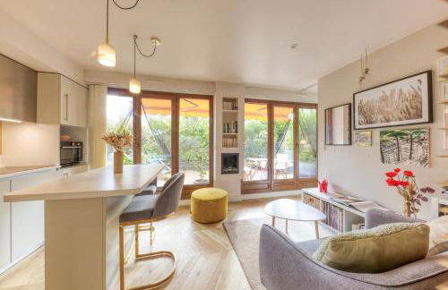 Charmant Appart, terrasse verdoyante, proche Paris - Foto 3