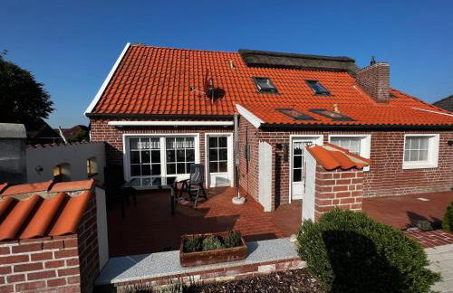 Lindenhuus-Urlaub unter einem Teilreetdach-Terrasse - Nahe Norden-Norddeich - Foto 6