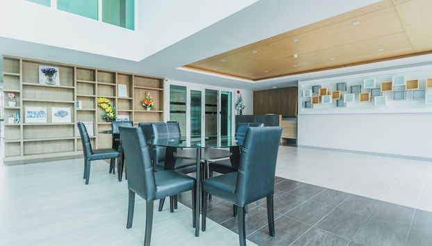 Zona de estar del vestíbulo