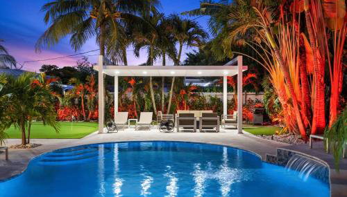 VillaLee-Jungle Palm Island white marble pool Area - Foto 4