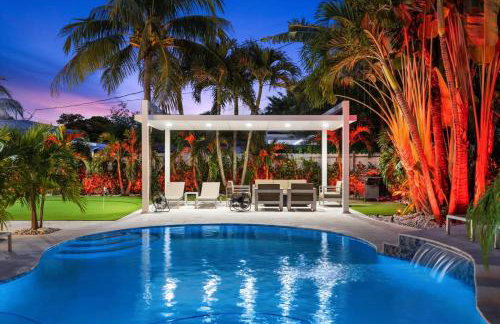 VillaLee-Jungle Palm Island white marble pool Area - Foto 4