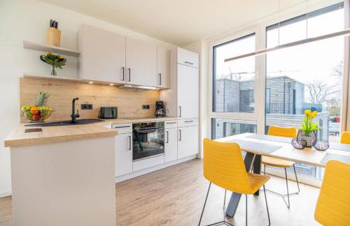 BeltBlick 24 – Moderne Ferienwohnung mit Dachterrasse und Meerblick! - Foto 16