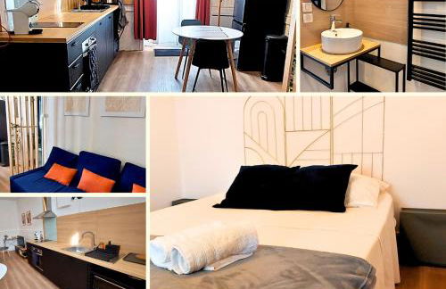 ArtKlein * T1 tout confort - Fibre -Halles Diderot - Foto 2