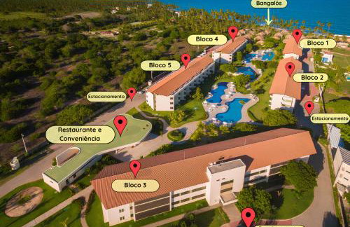 02 Quartos - Carneiros Beach Resort - Ideal para Família - Foto 86