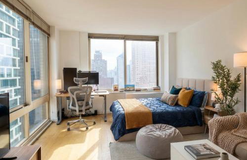 Midtown Manhattan Luxury 1BR with Skyline Lifestyle - Foto 11