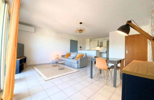 La Palmeraie T2, terrasse, clim, pkg, centre ville - Foto 4