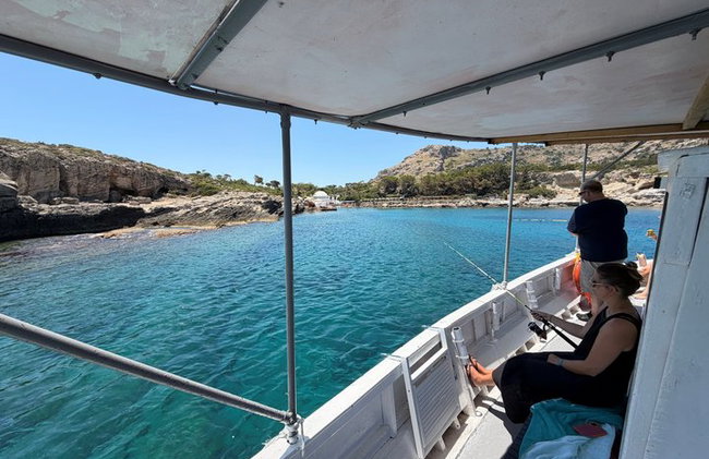 Battuta di pesca a Rodi con barbecue e nuoto - Foto 49