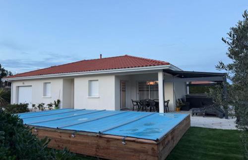 Belle Maison MALOU climatisée calme, piscine, jacuzzi 3km plage Labenne Capbreton - Foto 8