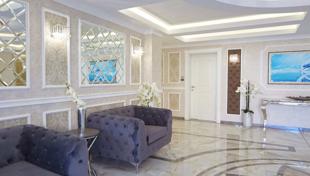 Coin salon dans le hall