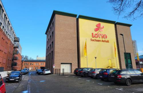 Trendige Stadtwohnung, historisches Haus mit Terrasse und Garten - Foto 12