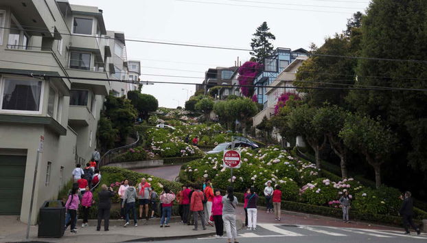Une des rues les plus célèbres de San Francisco