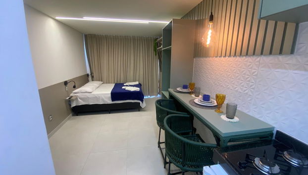 Flat 04 VP no Centro com Piscina - Foto 4, Habitación