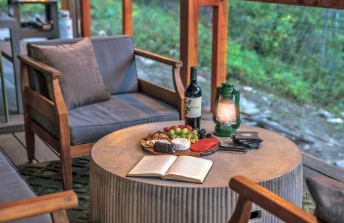 Dog Friendly, Year Round, Creekside Cabin, Hot Tub, 6 Acres - Foto 4