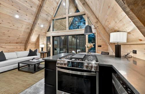 Romantic A-Frame Cabin w Firepit, Patio, Fireplace, Games in Blue Ridge Mountains - Photo 7