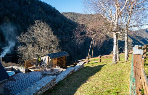 Chalet Le René-Sens - 5 pers - Grande terrasse - bain nordique SPA - Piscine - Foto 39