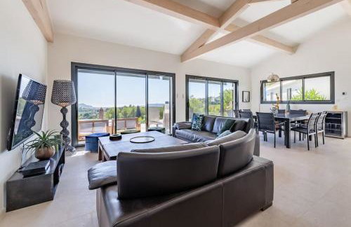 VillaCadière Vue Mer et Vignes Piscine à débordement - Foto 4