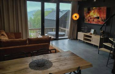 Czarne Domki Krempna z prywatnym jacuzzi - Foto 12