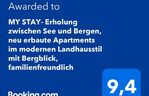 MY STAY- Erholung zwischen See und Bergen, neu erbaute Apartments im modernen Landhausstil mit Bergblick, familienfreundlich - Foto 42